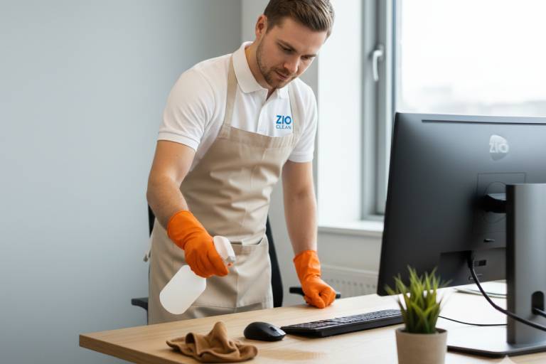 Skapa en ren och professionell arbetsmiljö med regelbunden kontorsstädning anpassad efter era behov.